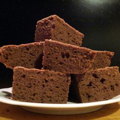 A picture of AMIEs Nutella Brownies.