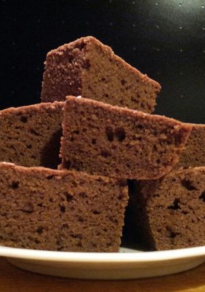 A picture of AMIEs Nutella Brownies.