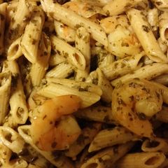 A picture of Shrimp & Pesto Pasta.