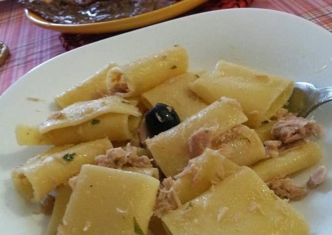 AMIEs  Paccheri with Tuna and Lemon Recipe