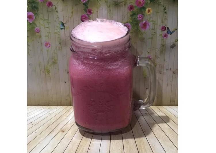 Bagaimana Menyiapkan Diet Juice Jicama Purple Cabbage Carrot Grape Lemon, Enak
