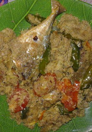 Foto resep Peda Asin Tuup Nyiur Baparut (Peda Asin Ungkep dg Kelapa Parut)