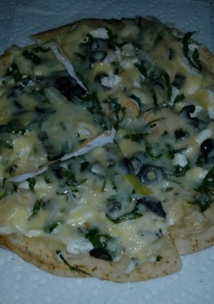 A picture of Spinach pita.