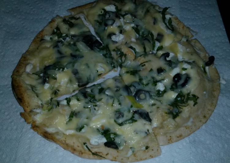 Recipe of Quick Spinach pita