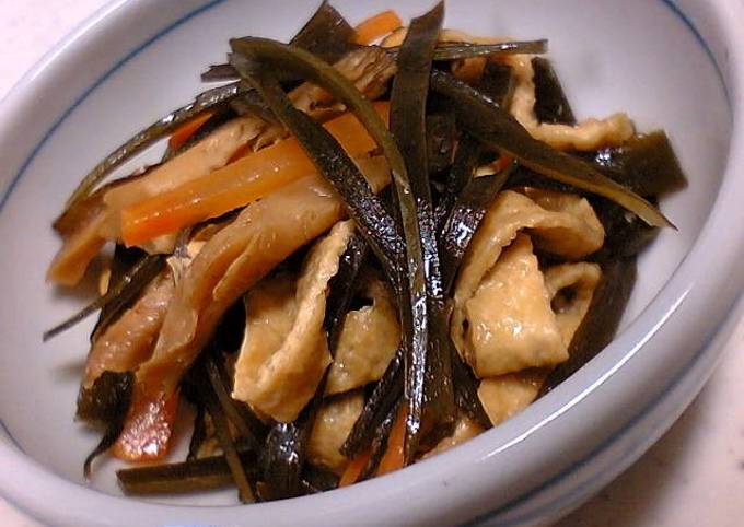 Healthy Simmered Konbu Seaweed Recipe