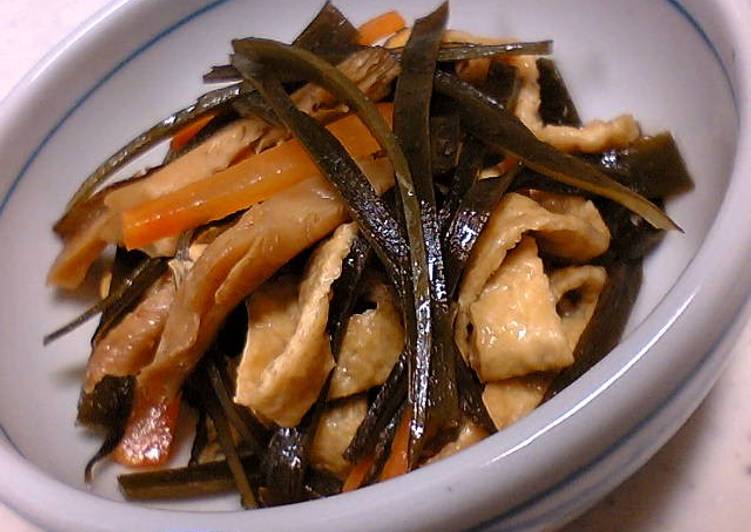 How to Make Homemade Healthy Simmered Konbu Seaweed