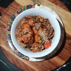 A picture of Egg Manchurian.