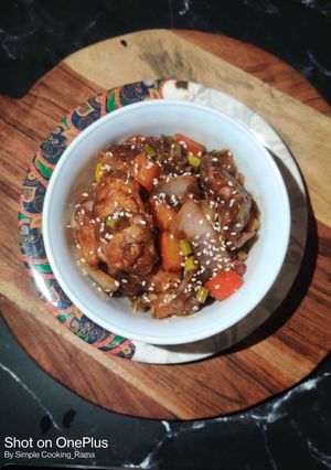 A picture of Egg Manchurian.