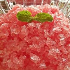 A picture of Watermelon Lime Granita.