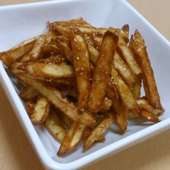 A picture of Sweet and Salty Sweet Potatoes.