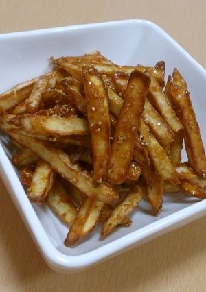 A picture of Sweet and Salty Sweet Potatoes.