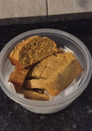 Una foto de Budín integral de naranja