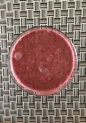 A picture of Blackberry, Orange and Coconut Milk Smoothie.