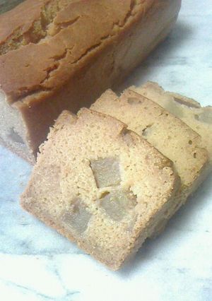 A picture of Gluten, Egg, and Dairy-Free Apple Pound Cake.