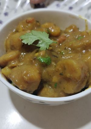 A picture of Kela Gatta Masala.