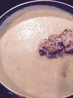 A picture of CHICKEN FRIED STEAK.