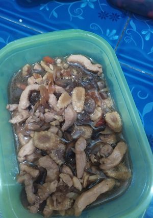 Foto resep Ayam jamur janten saus teriyaki