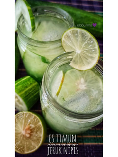 Foto resep 40. Es Timun Jeruk Nipis