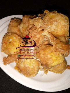 A picture of Yam balls.