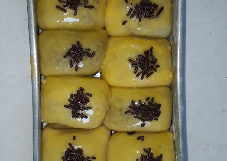 Bollen pisang coklat lumer