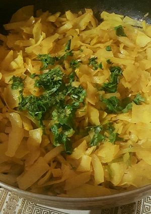 A picture of Fried Cabbage.
