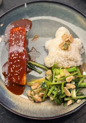 Foto resep Ikan Salmon Ala Korea (Masak Cepat)