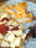 Chia seed fruits pudding