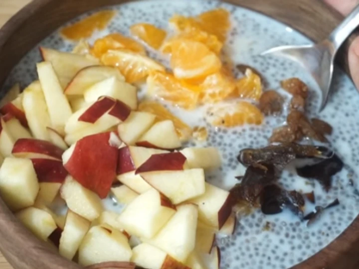 Easy Way Make Chia seed fruits pudding the Delicious Perfect