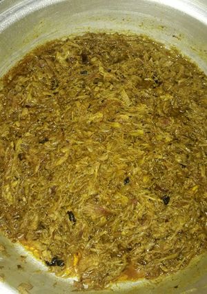 عکسی از دستور پلو ریش ریشی