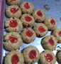 Easy Steps to Prepare Thumbprint strawbery cheddar cookies the So Delicious Can spoil the tongue