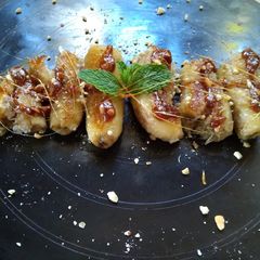 A picture of Stuffed banana bites.