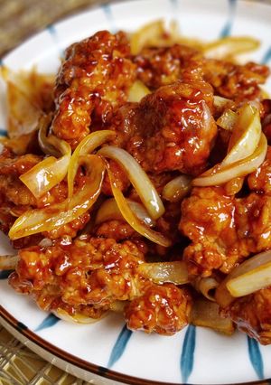 Foto resep Ayam karage saus mentega