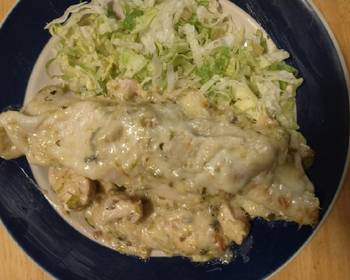 Fresh, Cooking Recipe Chicken Enchiladas white sauce Most Delicious