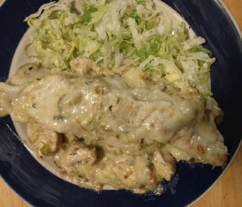 Ultimate Prepare Recipe Chicken Enchiladas white sauce Delicious Perfect