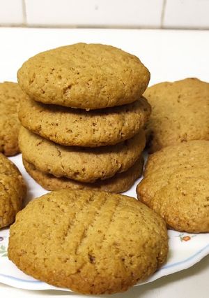 A picture of Peanut butter cookies.