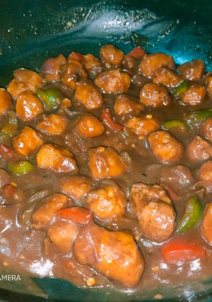 সোয়া চিলি (soya chilli recipe in Bengali) রেসিপির প্রধান ছবি