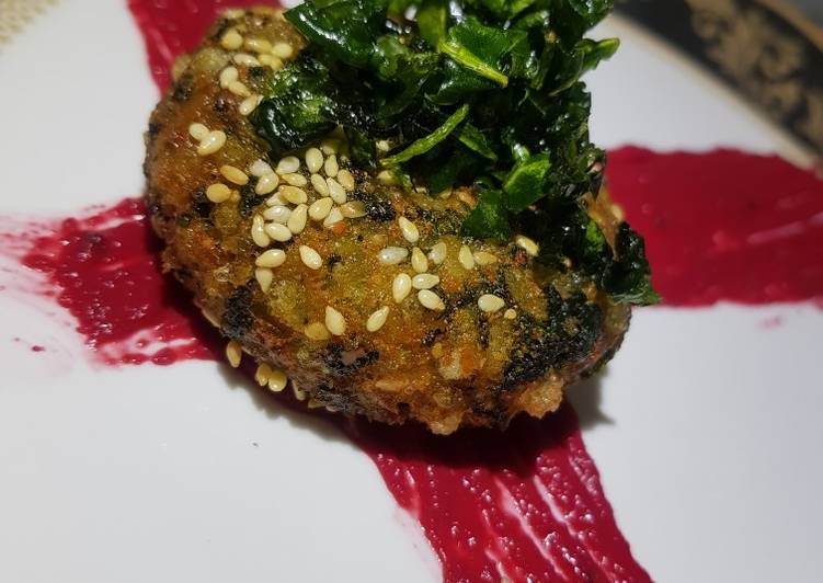 Recipe: At Home Lehsuni bathua tikki