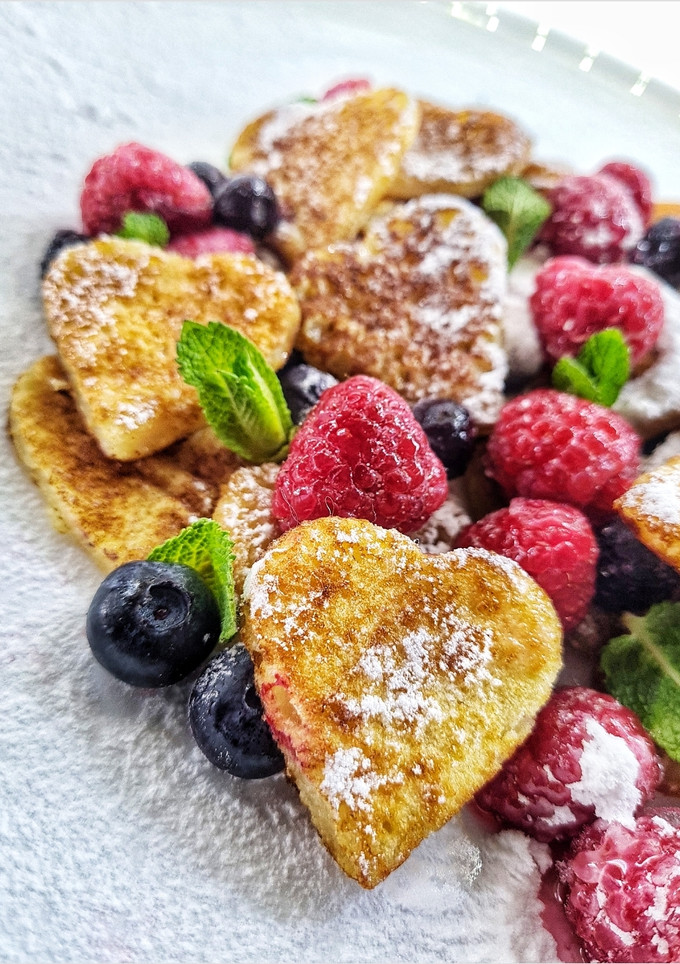Una foto de Panquecas de manzanas con harina de arroz