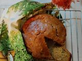 Eggless carrot and walnut cake