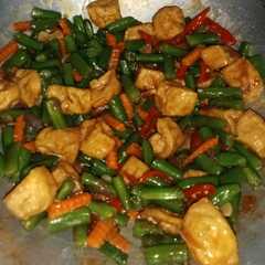 A picture of Tumis Tahu Simpel.