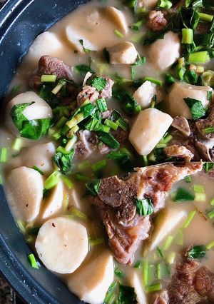 Hình của món Canh Khoai Sọ Ninh Sườn.