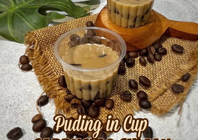 Resep Puding In Cup Cappucino Cincau Oleh Teh Yanithea Cookpad