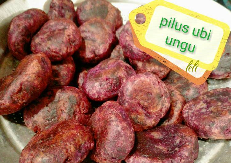 Resep Pilus ubi ungu hemat nikmat 🤑😋 Anti Gagal