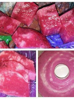 Foto resep Puding susu buah naga