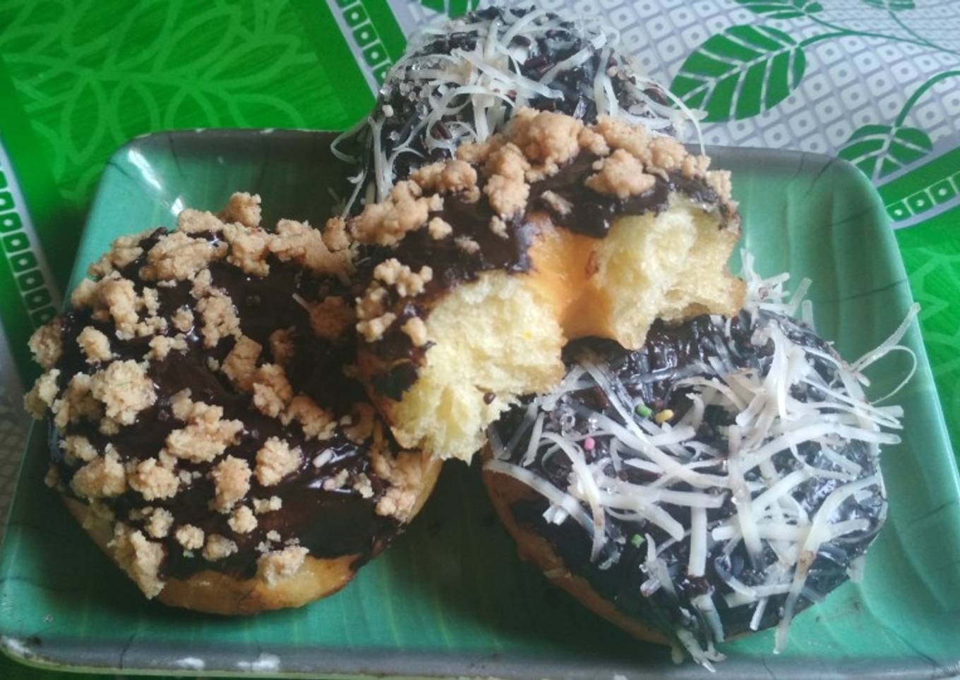 Donat jagung tanpa telur