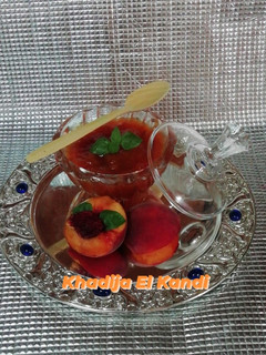 صورة لوصفة مربى الخوخ