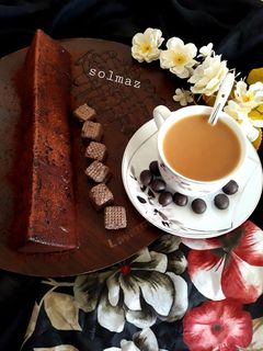 عکسی از دستور دسر شکلاتی قالبیsolmaz