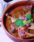 Pollo Asado con Salsa de Uvas