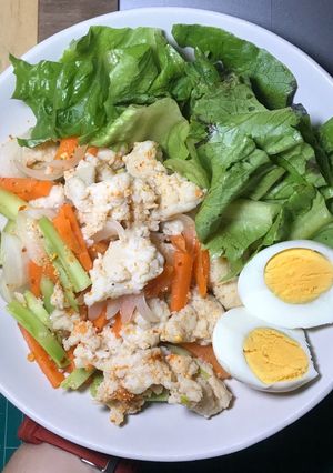 รูปของ ลาบอกไก่ #ฉบับเด็กหอ
