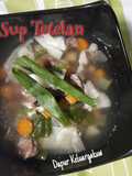 Sop tetelan sederhana